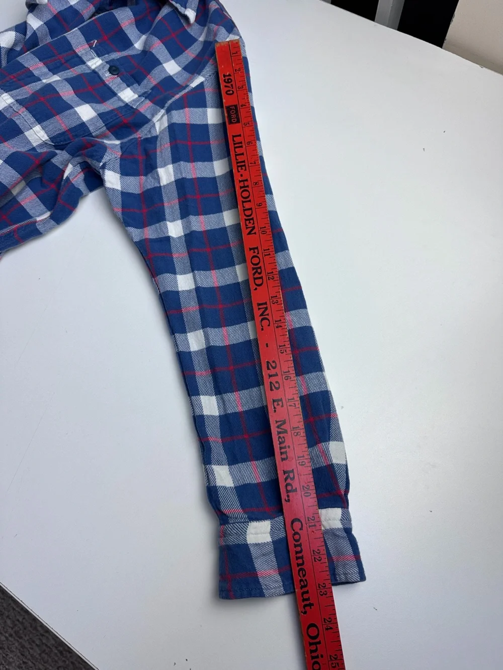 Polo Ralph Lauren Men’s Blue Flannel Shirt Size XL